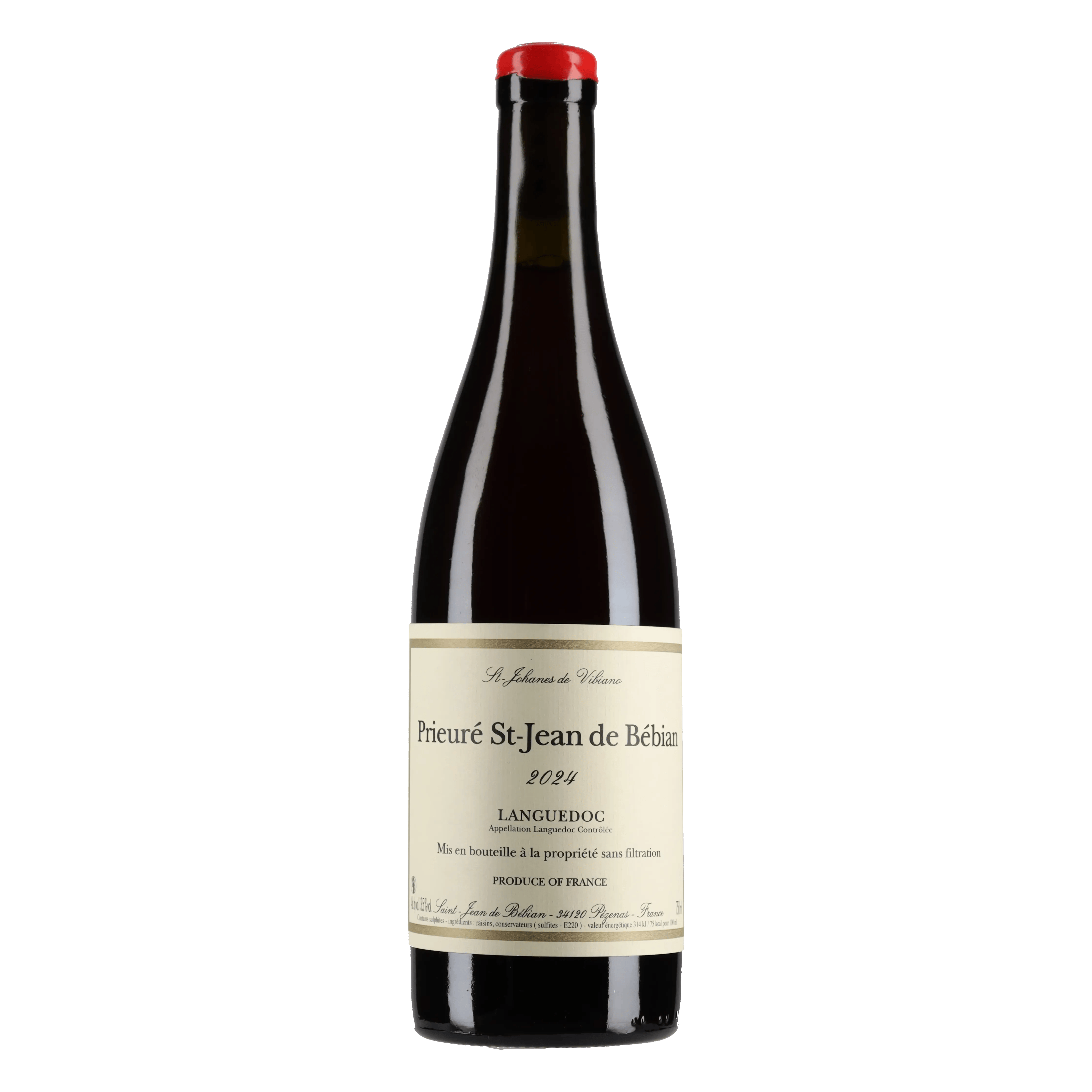 Prieuré de Saint Jean de Bébian Rouge 2024